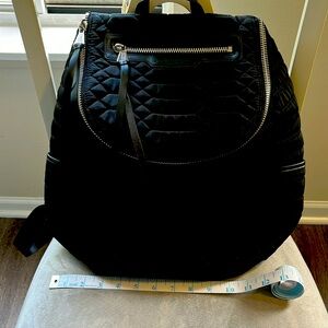 Aimee Kestenberg Black Quilted Backpack